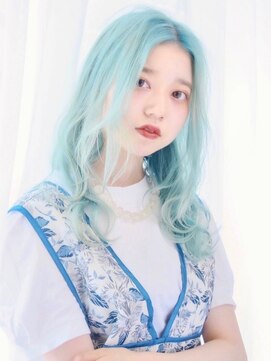 セイドット リー(Say. Ree) Say.ree レイヤーカット ロング ハイブリーチ 前髪なし 表参道