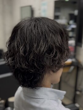 フイ 代々木(Hui) ハイトーンカラー/マッシュパーマ/men's/