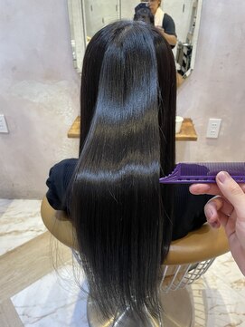 ロンドローズ 名古屋(Lond damaskRose) 顔周り ダブルカラー 名駅 ブリーチ 髪質改善 ボブ 韓国　713