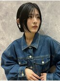 【 シンプル × ミニボブ 】 浅野美紀
