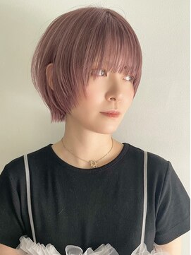 サンク 原宿 表参道(cinq) ダブルカラーミルクティーベージュピンクラベンダーベージュ20代