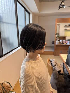 コヌン 福島店(Konun.) 《丸みショートボブ》30代おすすめショートボブ