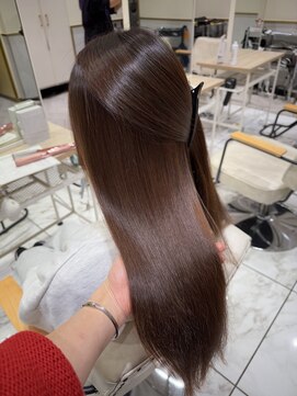 ゼスト フィーノ(ZEST fino) メルティカラーフェミニンロング似合わせカット髪質改善縮毛矯正