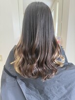 ヘアポジション 大曲北店 HAIR Position&nbsp;イヤリングcolor ミルクティーベージュ