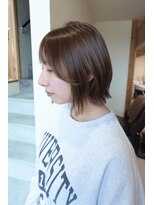 メゾンシアー(Maison Sheer) アッシュブラウン/切りっぱなしボブ