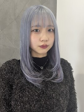 バレ(BALE) ペールブルー/ブルーカラー/水色/青色/寒色/ブリーチ/ハイトーン