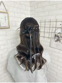 カチモリ編み込み