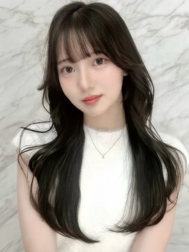 ロンド ロワール 門前仲町(Lond Loire) くびれヘアハイライトカラーアプリコットオレンジ門前仲町0624