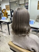 アジールヘア 所沢プロペ通り店(agir hair)&nbsp;透明感◎ダブルカラー×くすみグレージュ20代所沢