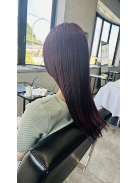 レーヴ(REVE) ロングレイヤー　ピンクバイオレット