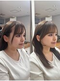 顔周りカット/似合わせ/韓国風