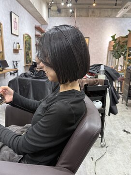 シールドヘアー 沖縄 新都心(C'LD Hair) 那覇美容室/おもろまち美容室/ミニボブ/ボブ/タッセルボブ/前髪