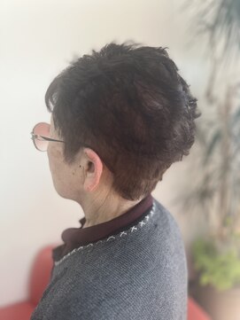 クリニックパーマ&クリスタルカラー”グレージュブラウン"