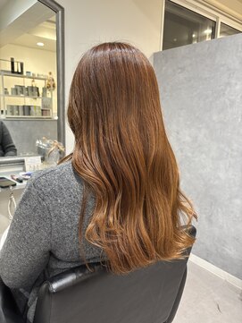 ブリーチなしベージュカラー