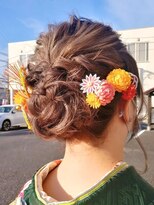 TJ天気予報 7コ 各務原店 成人式ヘア