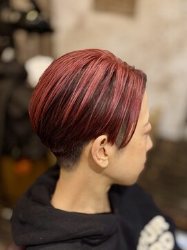 ルミエ ヘアサロン 経堂店(Lumie hair salon) 刈り上げセンターパート