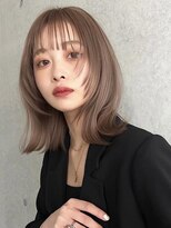 ネイト(Neit) レイヤーカットレイヤーボブベージュカラー