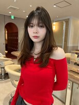 ジーナ 月島(Zina)&nbsp;髪質改善＊デジタルパーマ小顔魅せロング＊前髪【Zina月島】