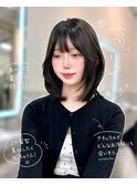 【yuuka】レイヤーカット ミディアム ボブ 似合わせカット