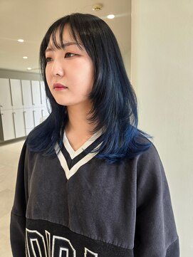 キーン 立川店(keen) 【keen×miho 】 フェイスレイヤー ネイビーブルー