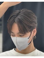 メンズヘアセンス 渋谷(MEN'S HAIR SENSE)&nbsp;ニュアンスパーマ/センターパート/メンズ/眉毛/フェザーパーマ