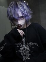 シン(syn)&nbsp;ホワイトカラー×パープルデザイン×中性ウルフ