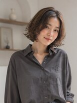 ドット ヘアー(dot.hair) ニュアンスパーマ/大人ボブ/時短ヘア