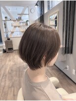 オールブルー(ALL BLue) 【長岡】大人ショート×ミルクティーブラウン