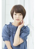 大人可愛い♪　ナチュラルショートスタイル