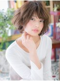 *bliss川口* ふわくしゅ無造作感★くせ毛風ラフボブa