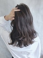 ムウ 難波(MOU)&nbsp;ハッシュカットフルバング似合わせカットレッドブラウン20代30代