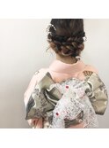 【Jour京都：北谷】和装にも合うしっとりローシニヨン
