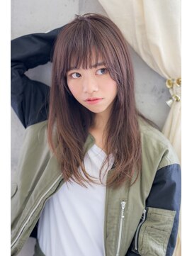 ヴァンクシー バイ ルナ(VANKCY by Luna) 耳かけ 伸ばしかけ ストレート 小顔 20代  向ケ丘遊園 アッシュ