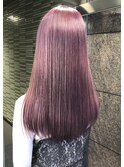 外国人風韓国風ハイトーンカラー チェリーピンク ヨシンモリM322