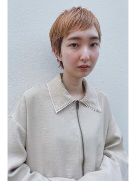 ソイ コンク 下北沢(soi conc) ベリーショートのピンクオレンジ◎【下北沢 soi conc】