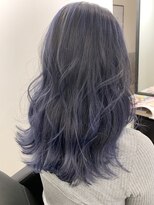 スターズ 川越店(STARS)&nbsp;グレージュ＆パープルバレイヤージュ