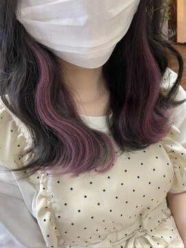 レアナ バイ ニーナ(Leana by NINA) こんな付け方も！#インナーカラー#プルエクステ