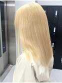 3080プラチナグレージュバイカラーハイライトグラデーション