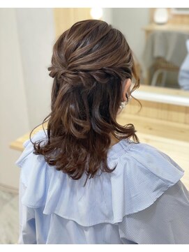 グラムール(Gramour) ハーフアップ