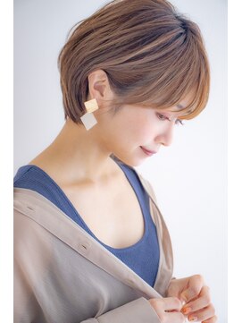ロンド 銀座(Lond) 【銀座◇成田】ショコラアッシュ小顔ショート大人可愛いボブ