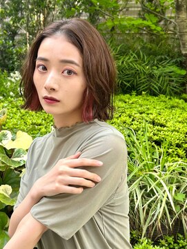 ブルーダー(Bruder) 大人イヤリングカラー ボブ デザインカラー