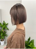 ハイライトバレイヤージュダブルカラーショートカット30代40代