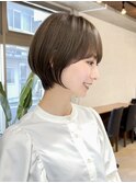 20代30代40代50代/丸みショート/クビレ/前髪あり/表参道