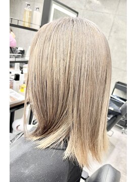 アコ(Aco) 大人シアーベージュ/ミルクティー/ベージュ/白髪ぼかし