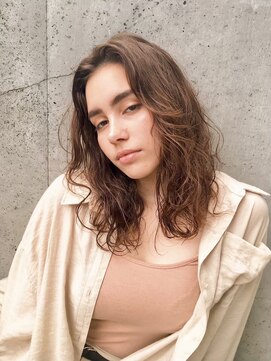 アンドレイ 表参道(andrey) 魅力倍増カール/セミディ/シアーカラー/姫カット/ダークアッシュ