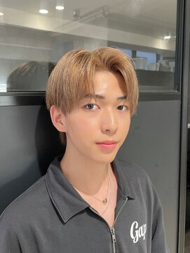 アクション 心斎橋店(ACTION) 10代20代30代 アップバング ミルクティーベージュ