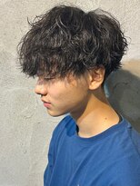 ニアウ 高崎店(Niau)&nbsp;波巻きスパイラルパーマメンズパーマメンズマッシュ波巻きパーマ