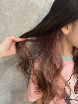 ココスタイル(Koko style) ピンクインナーカラー