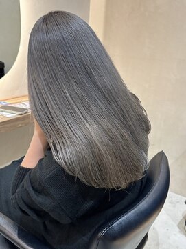 ヒビヲ(HIBIO) ブラウンカラーミルクティーベージュブリーチなしダブルカラー