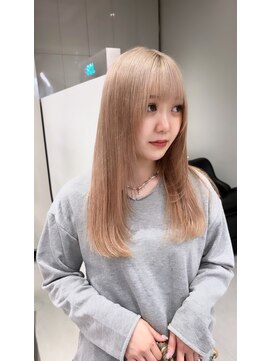 ソル 栄矢場町(SOL) ミルクティーカラー　似合わせカット